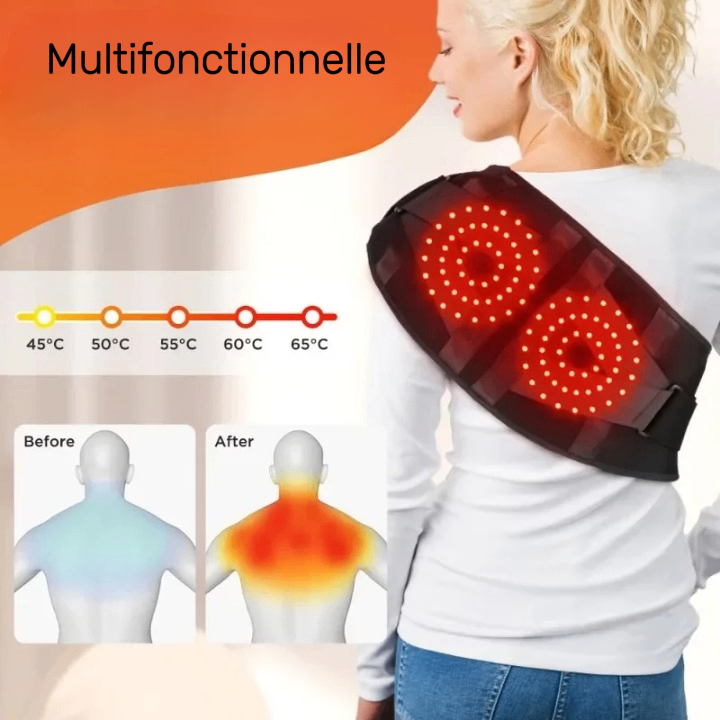 Ceinture lombaire chauffante pour soulager les douleurs musculaires et améliorer la circulation