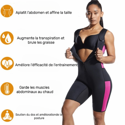 Combinaison de sudation short – Brûlez plus de calories