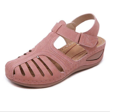 Sandales compensées similicuir pour femmes
