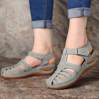 Sandales compensées similicuir pour femmes